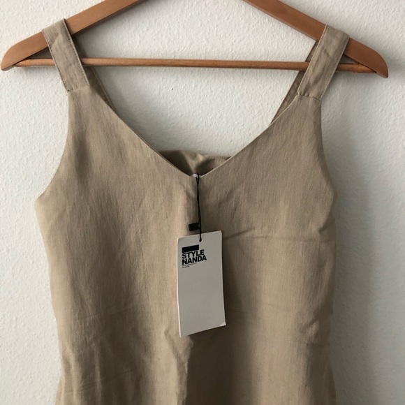 NWT Style Nanda Linen Dress - Picture 3 of 3